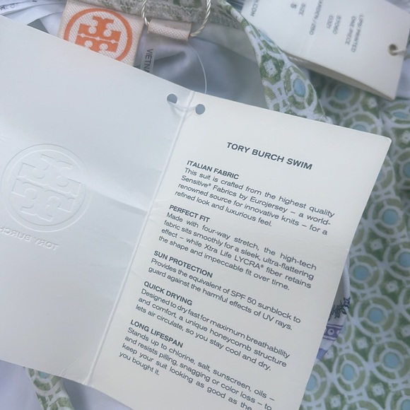 Tory Burch NWT Lipsi Swimsuit in Botanical Garden  S - Picture 10 of 10